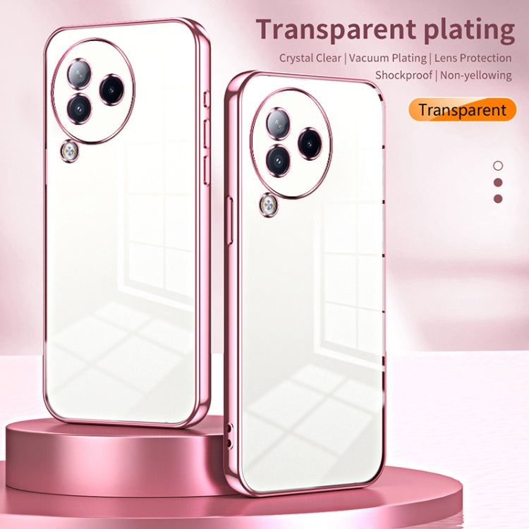 Transparent Plating Fine Hole Phone Case