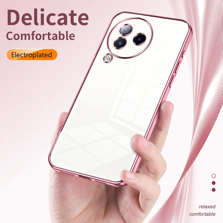Transparent Plating Fine Hole Phone Case