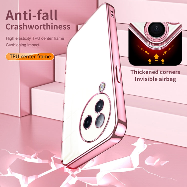 Transparent Plating Fine Hole Phone Case