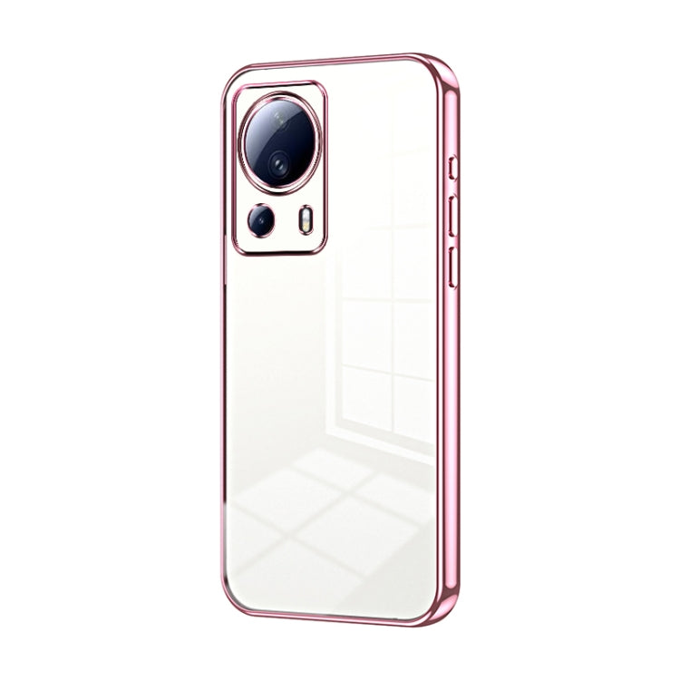 Transparent Plating Fine Hole Phone Case, For Xiaomi Civi 3, For Xiaomi Civi 2 / 13 Lite, For Xiaomi 13 Pro, For Xiaomi 13