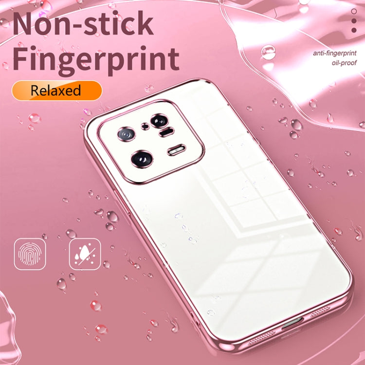 Transparent Plating Fine Hole Phone Case