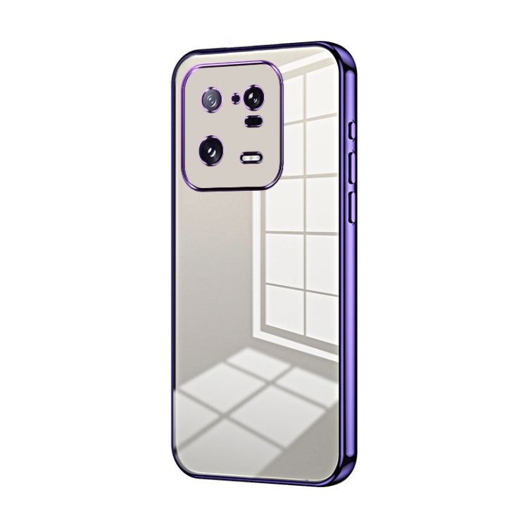Transparent Plating Fine Hole Phone Case