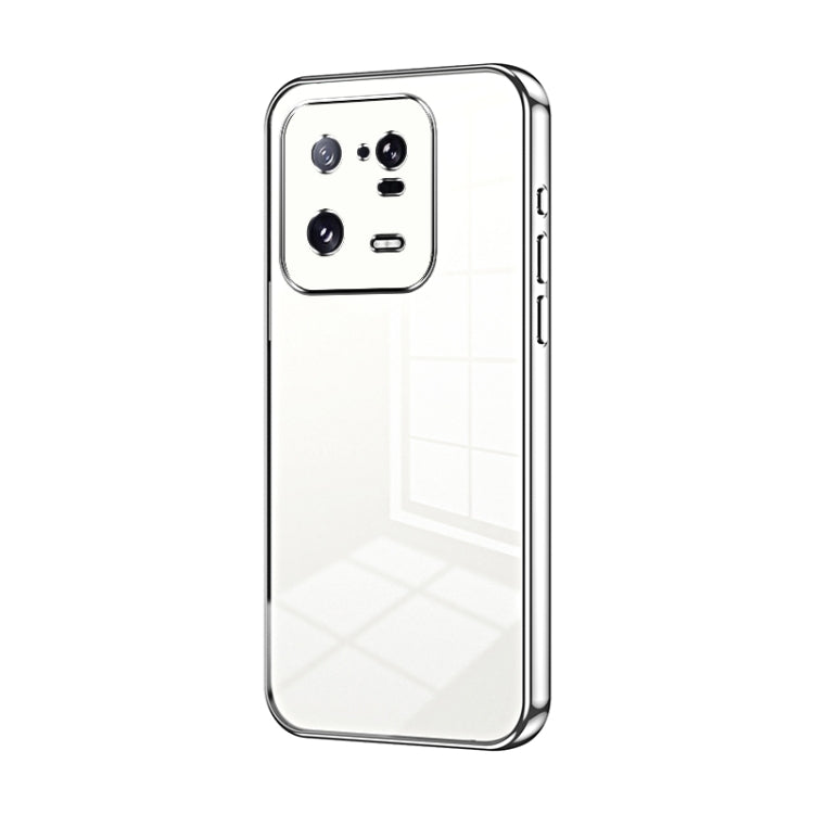 Transparent Plating Fine Hole Phone Case, For Xiaomi Civi 3, For Xiaomi Civi 2 / 13 Lite, For Xiaomi 13 Pro, For Xiaomi 13