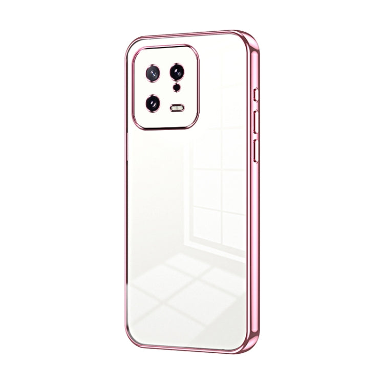 Transparent Plating Fine Hole Phone Case