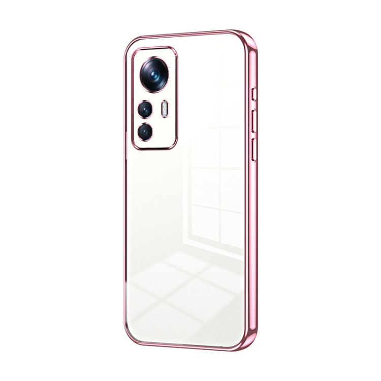 Transparent Plating Fine Hole Phone Case, For Xiaomi 12T Pro, For Xiaomi 12 Pro / 12S Pro, For Xiaomi 12S, For Xiaomi 12 Lite