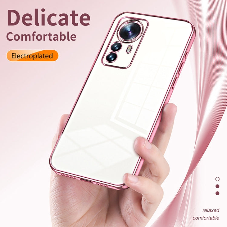 Transparent Plating Fine Hole Phone Case