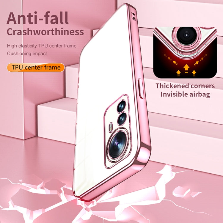 Transparent Plating Fine Hole Phone Case