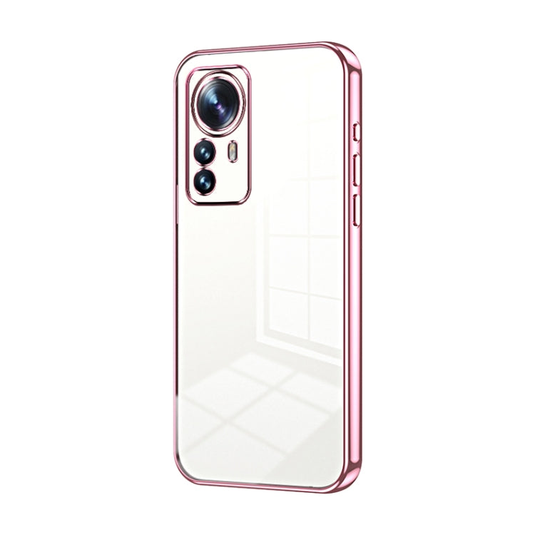 Transparent Plating Fine Hole Phone Case, For Xiaomi 12T Pro, For Xiaomi 12 Pro / 12S Pro, For Xiaomi 12S, For Xiaomi 12 Lite