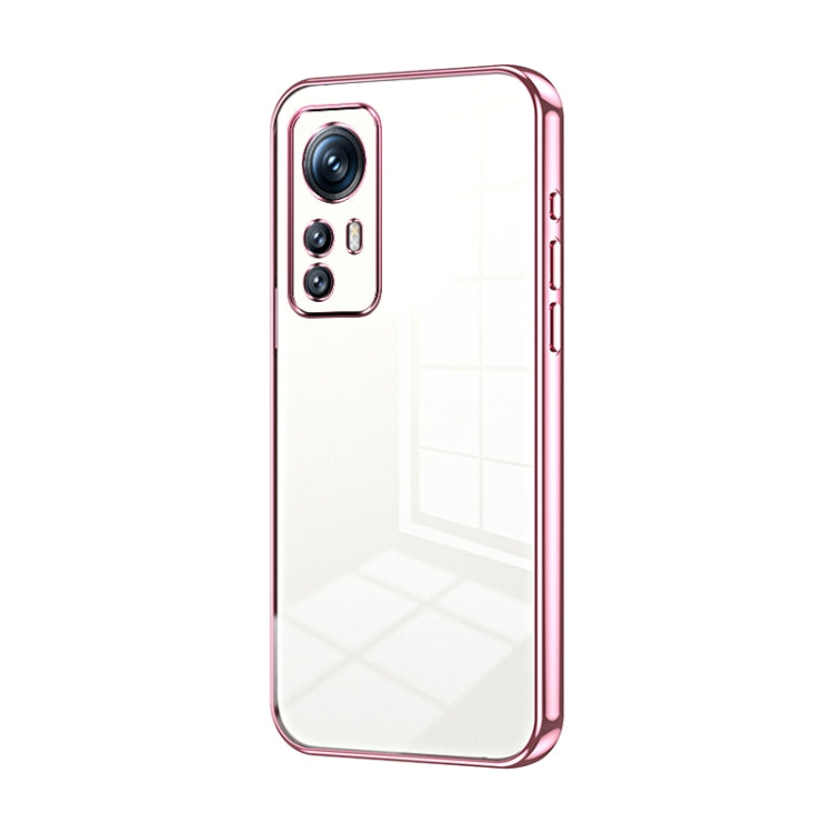 Transparent Plating Fine Hole Phone Case, For Xiaomi 12T Pro, For Xiaomi 12 Pro / 12S Pro, For Xiaomi 12S, For Xiaomi 12 Lite