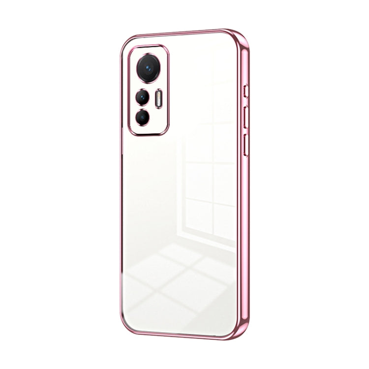 Transparent Plating Fine Hole Phone Case, For Xiaomi 12T Pro, For Xiaomi 12 Pro / 12S Pro, For Xiaomi 12S, For Xiaomi 12 Lite