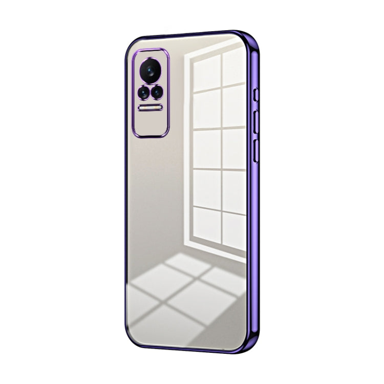 Transparent Plating Fine Hole Phone Case