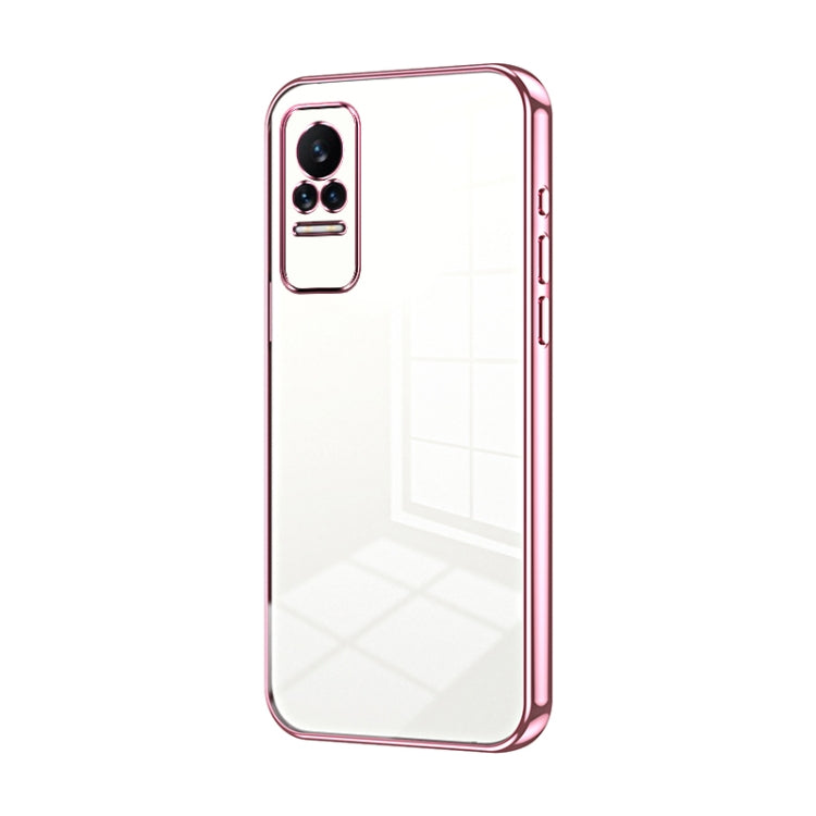 Transparent Plating Fine Hole Phone Case