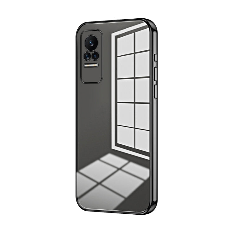 Transparent Plating Fine Hole Phone Case
