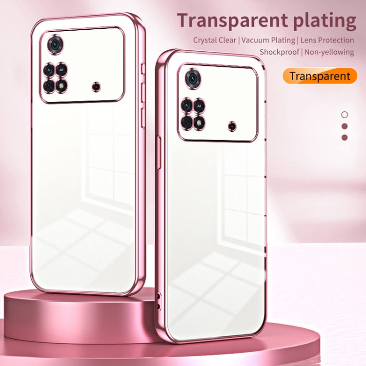 Transparent Plating Fine Hole Phone Case