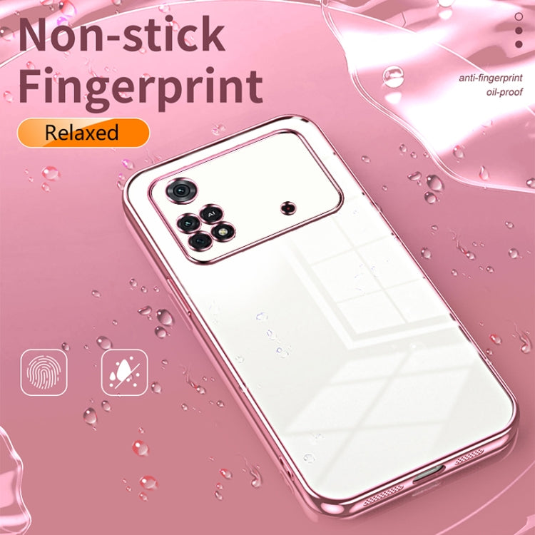 Transparent Plating Fine Hole Phone Case