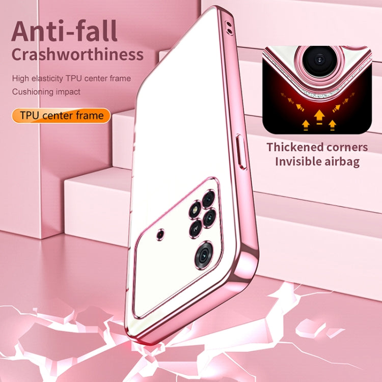 Transparent Plating Fine Hole Phone Case