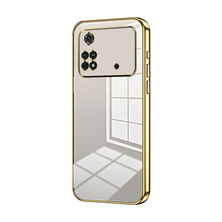 Transparent Plating Fine Hole Phone Case