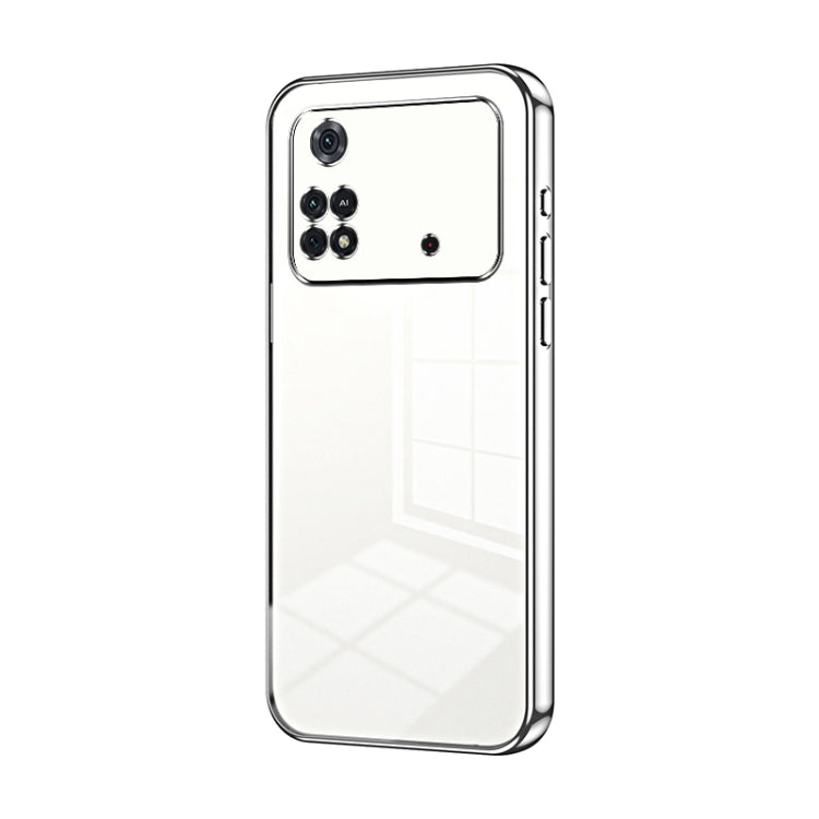 Transparent Plating Fine Hole Phone Case