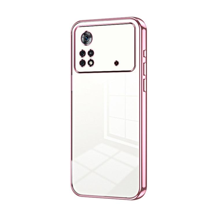 Transparent Plating Fine Hole Phone Case