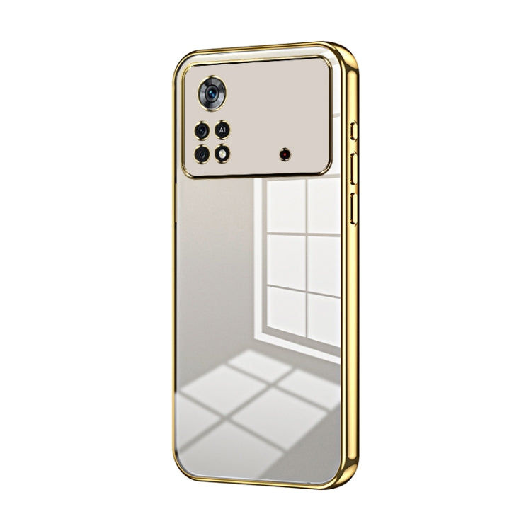 Transparent Plating Fine Hole Phone Case
