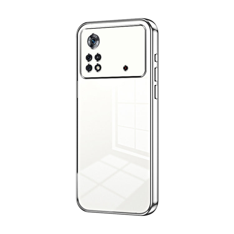 Transparent Plating Fine Hole Phone Case