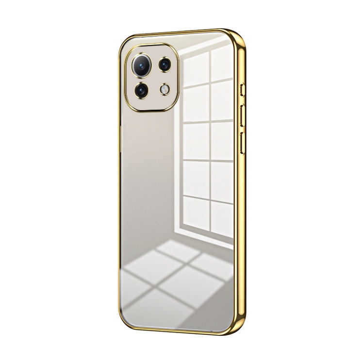 Transparent Plating Fine Hole Phone Case