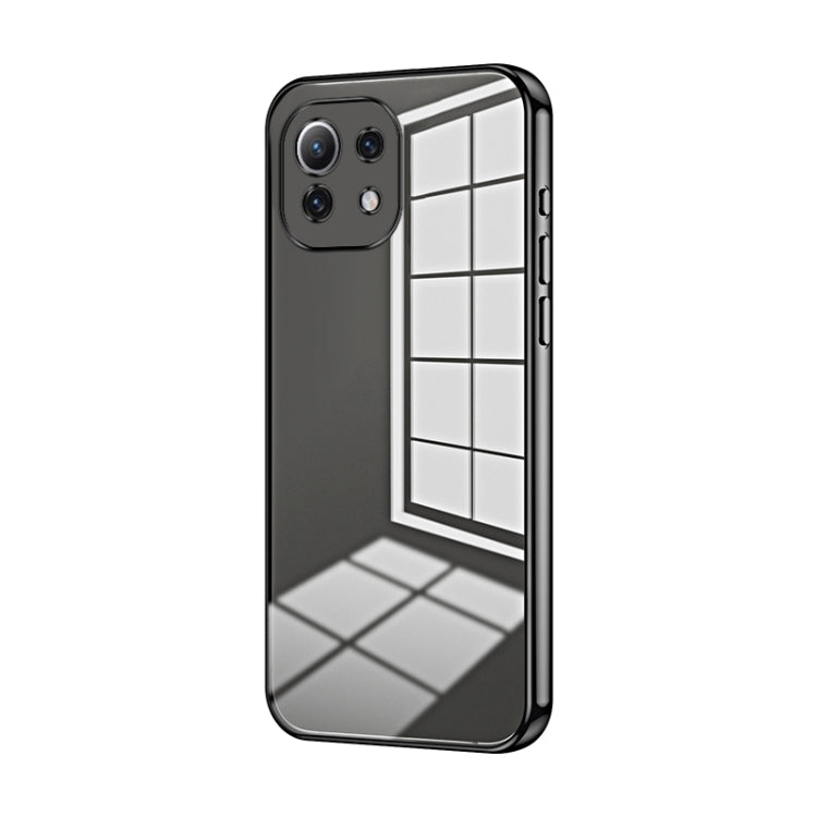 Transparent Plating Fine Hole Phone Case