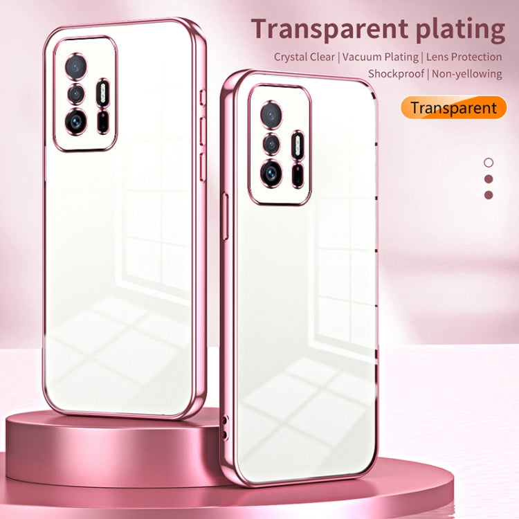 Transparent Plating Fine Hole Phone Case, For Xiaomi 11T / 11T Pro, For Xiaomi Mix 4, For Xiaomi Mi 10S