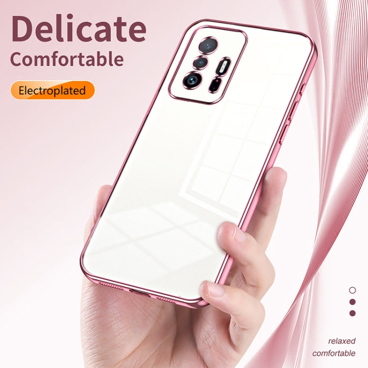Transparent Plating Fine Hole Phone Case, For Xiaomi 11T / 11T Pro, For Xiaomi Mix 4, For Xiaomi Mi 10S