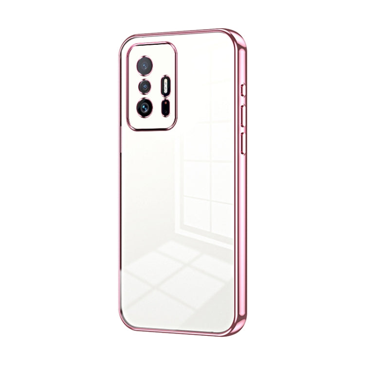 Transparent Plating Fine Hole Phone Case, For Xiaomi 11T / 11T Pro, For Xiaomi Mix 4, For Xiaomi Mi 10S