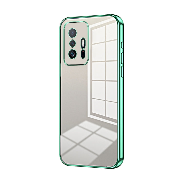 Transparent Plating Fine Hole Phone Case, For Xiaomi 11T / 11T Pro, For Xiaomi Mix 4, For Xiaomi Mi 10S