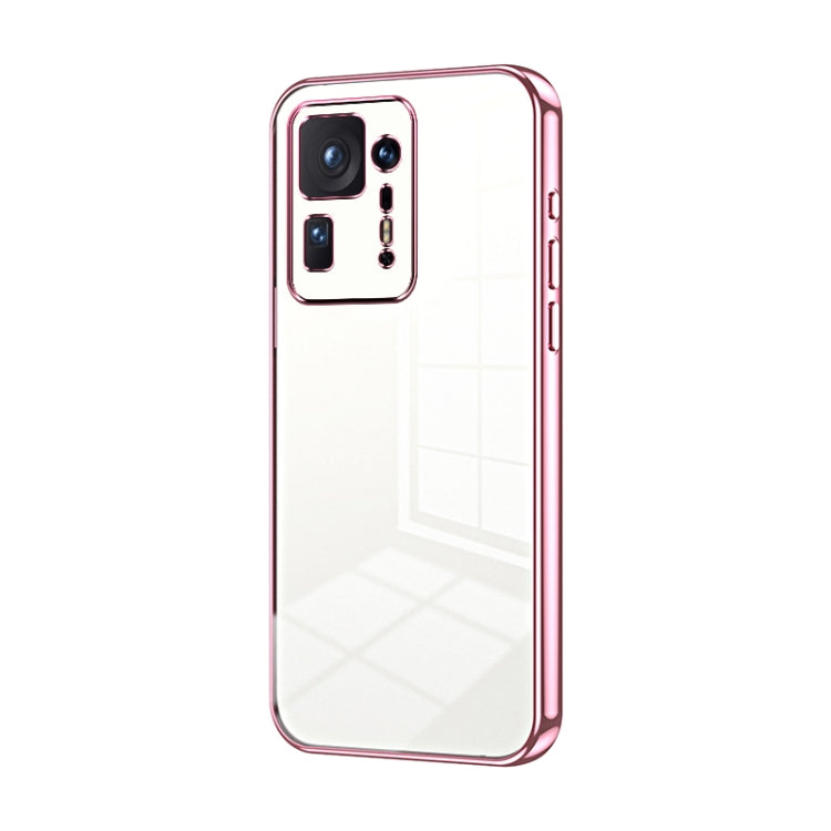 Transparent Plating Fine Hole Phone Case