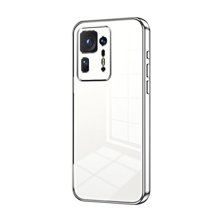 Transparent Plating Fine Hole Phone Case, For Xiaomi 11T / 11T Pro, For Xiaomi Mix 4, For Xiaomi Mi 10S