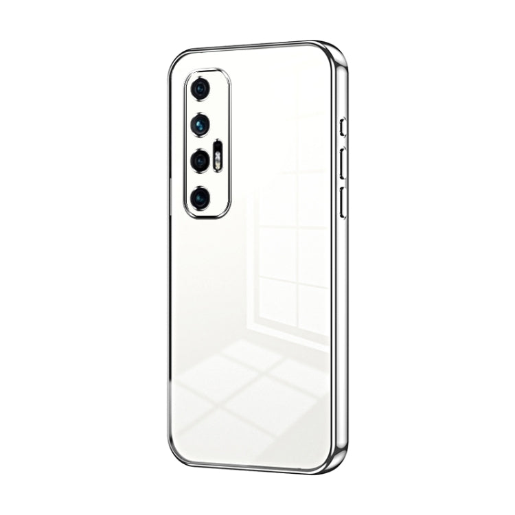 Transparent Plating Fine Hole Phone Case