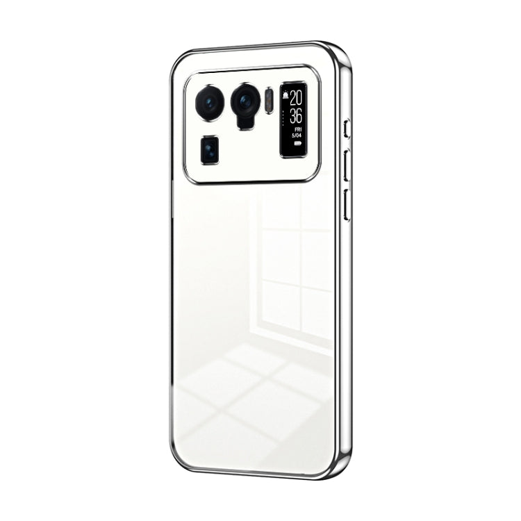 Transparent Plating Fine Hole Phone Case, For Xiaomi Mi 11 Ultra, For Xiaomi Mi 11 Pro, For Xiaomi Mi 11, For Xiaomi Mi 10 Lite 5G