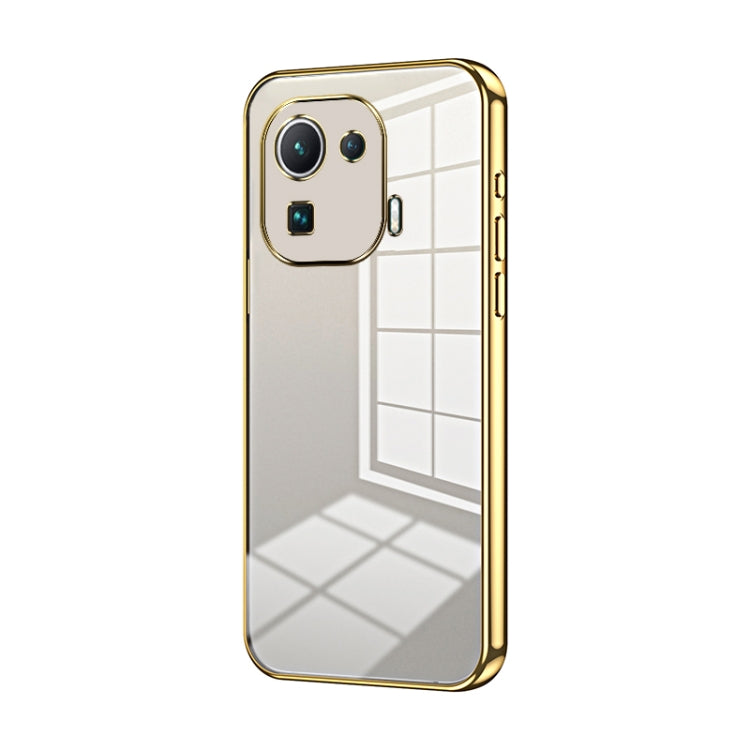 Transparent Plating Fine Hole Phone Case