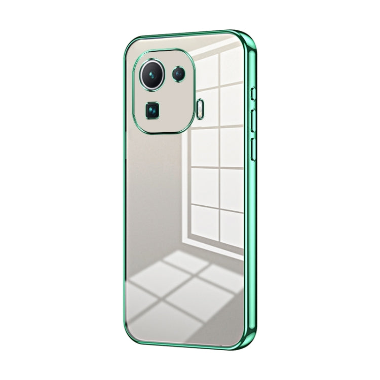 Transparent Plating Fine Hole Phone Case