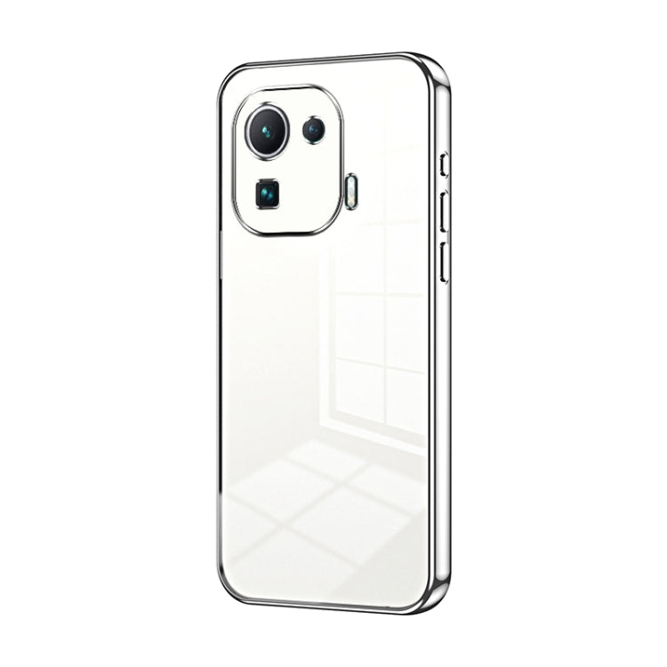 Transparent Plating Fine Hole Phone Case, For Xiaomi Mi 11 Ultra, For Xiaomi Mi 11 Pro, For Xiaomi Mi 11, For Xiaomi Mi 10 Lite 5G