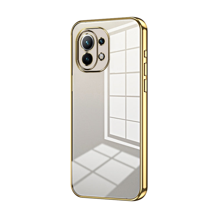 Transparent Plating Fine Hole Phone Case
