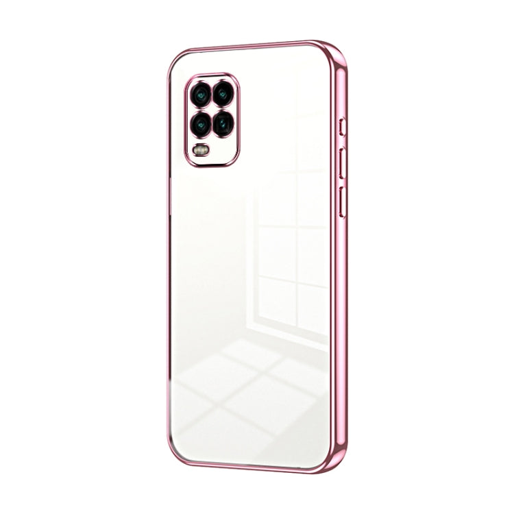 Transparent Plating Fine Hole Phone Case, For Xiaomi Mi 11 Ultra, For Xiaomi Mi 11 Pro, For Xiaomi Mi 11, For Xiaomi Mi 10 Lite 5G