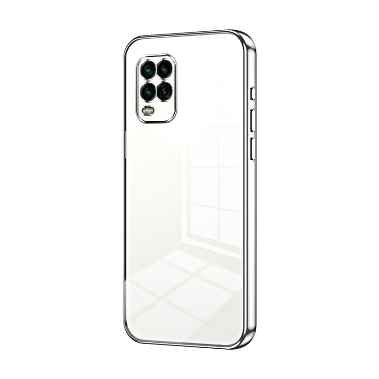 Transparent Plating Fine Hole Phone Case, For Xiaomi Mi 11, For Xiaomi Mi 10 Lite 5G, For Xiaomi Mi 10 Ultra