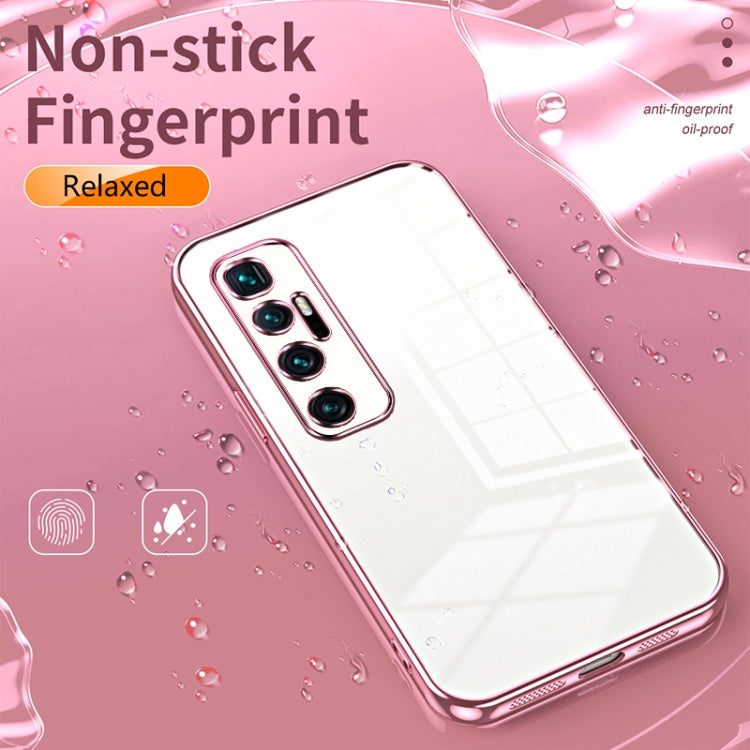 Transparent Plating Fine Hole Phone Case, For Xiaomi Mi 10 Ultra, For Xiaomi Mi 10 Pro 5G, For Xiaomi Mi 10 5G, For Xiaomi Mi CC9 Pro / Mi Note 10