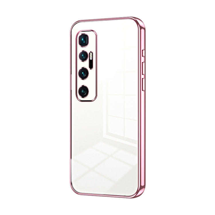 Transparent Plating Fine Hole Phone Case