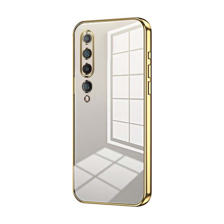 Transparent Plating Fine Hole Phone Case