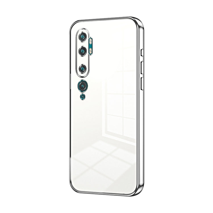 Transparent Plating Fine Hole Phone Case, For Xiaomi Mi 10 Ultra, For Xiaomi Mi 10 Pro 5G, For Xiaomi Mi 10 5G, For Xiaomi Mi CC9 Pro / Mi Note 10