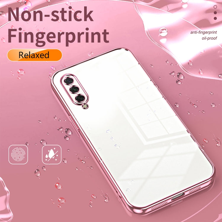 Transparent Plating Fine Hole Phone Case, For Xiaomi Mi CC9e / Mi A3, For Xiaomi Mi 9