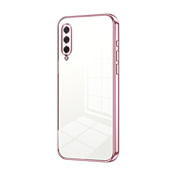 Transparent Plating Fine Hole Phone Case, For Xiaomi Mi CC9e / Mi A3, For Xiaomi Mi 9