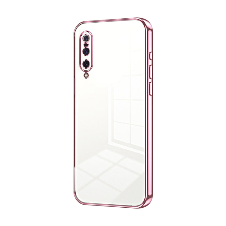 Transparent Plating Fine Hole Phone Case, For Xiaomi Mi CC9e / Mi A3, For Xiaomi Mi 9