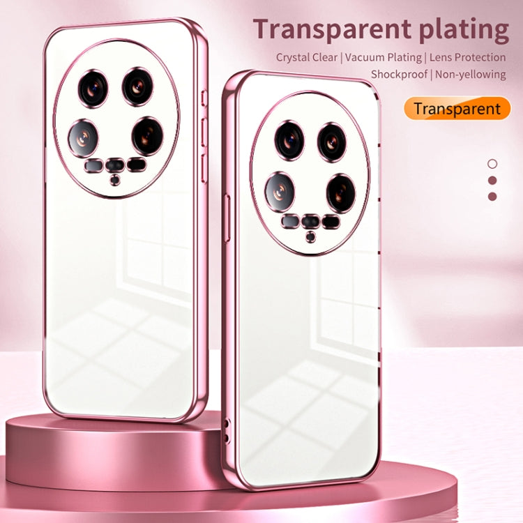 Transparent Plating Fine Hole Phone Case