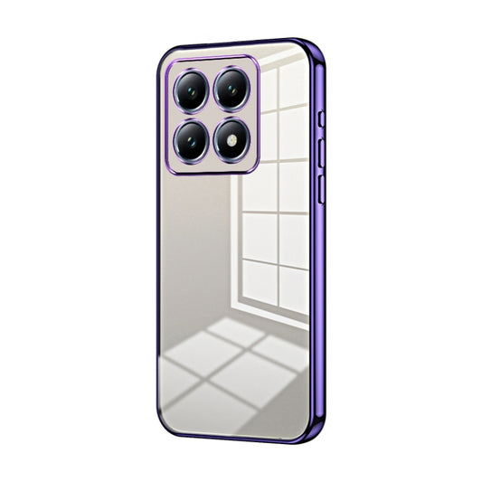 Transparent Plating Fine Hole Phone Case